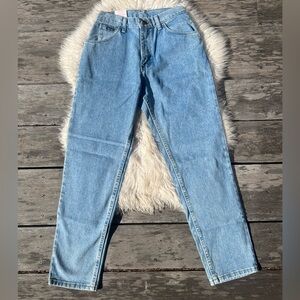 Wrangler Light Blue Straight Leg Boyfriend Mom Jeans NWT